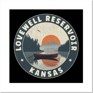 Lovewell Reservoir Kansas Sunset Posters and Art